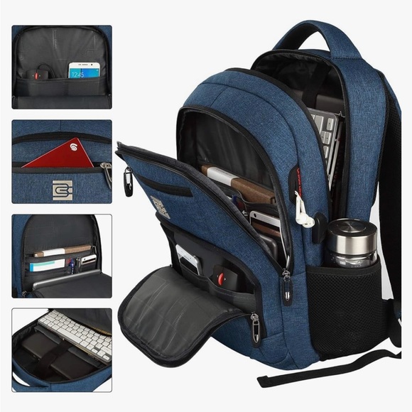 Bruno Cavalli Blue Backpack NWT - Picture 10 of 14